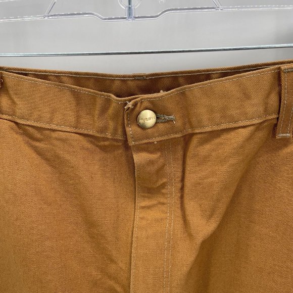 Carhartt Relaxed Fit Brown Double Knee Carpenter Pants Mens 40x32 - Picture 2 of 11